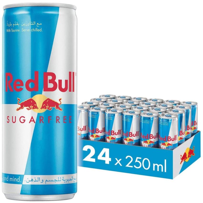 Red Bull Energy Drink Sugar Free 250 ml x 24 pcs