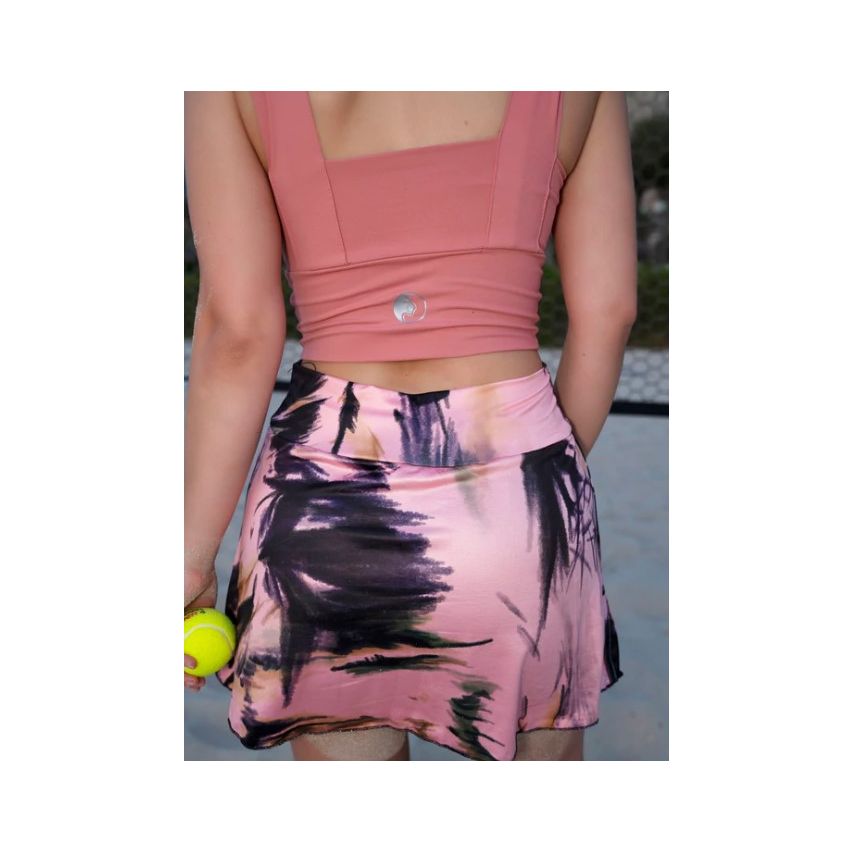 Lioness Jungle Pink Tennis Top And Skirt Set