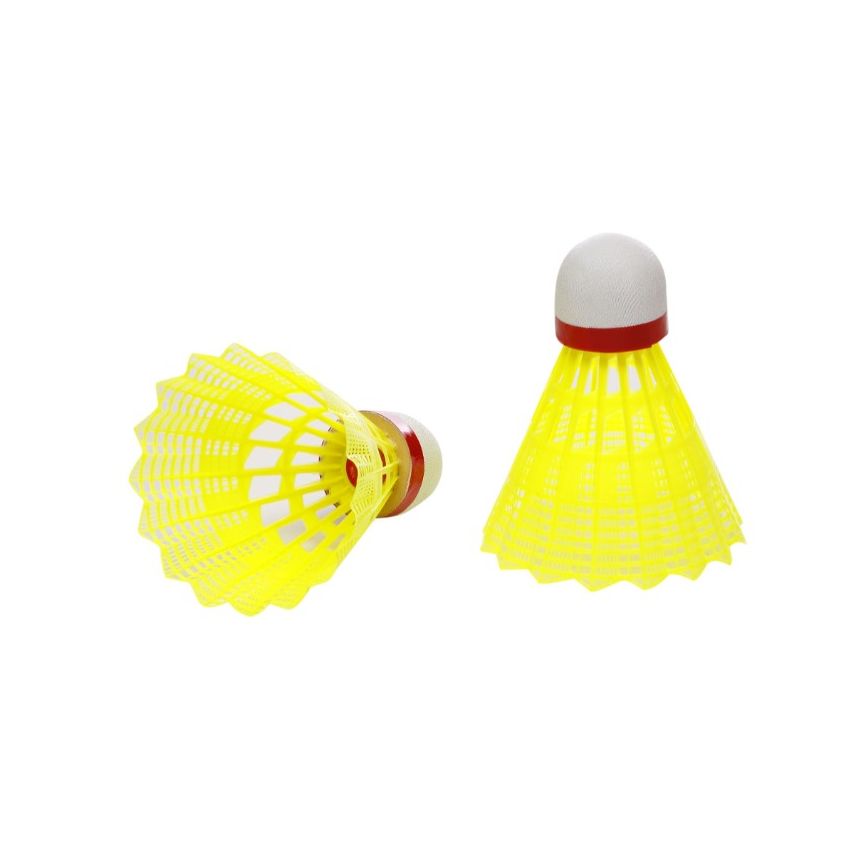 Wish Nylon Shuttlecock 6 Pcs Red Speed Af-6000 Yellow