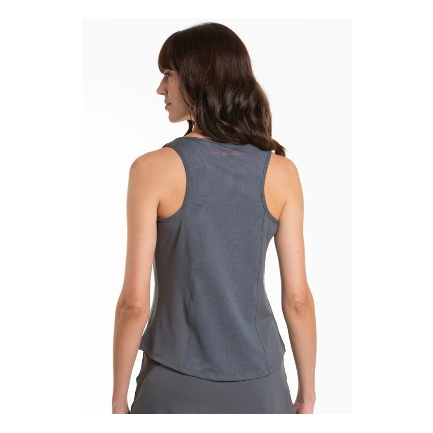 Nox Women's Sleeveless  Mujer Tirantes Pro Fit T-shirt- Dark Grey Talla