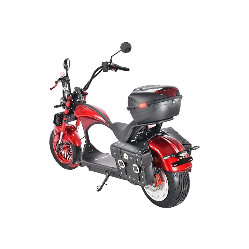 White Siberia Wild Wheel Red 3950W Electric Bike for Adults 