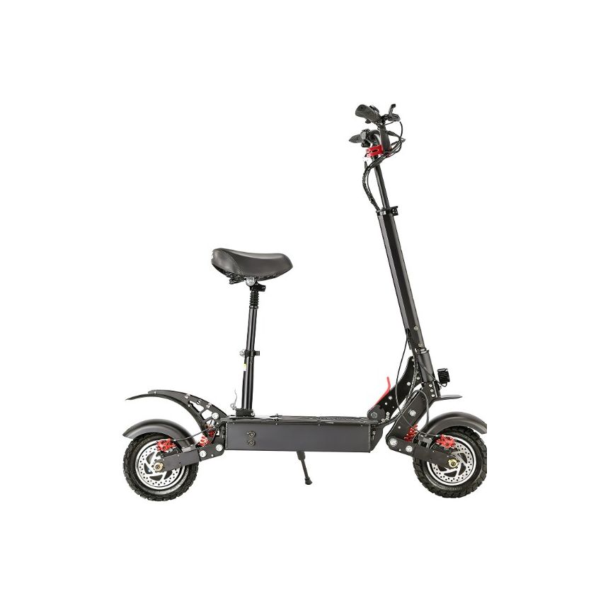 White Siberia Nerpa 3200W Electric Scooter with Seat 