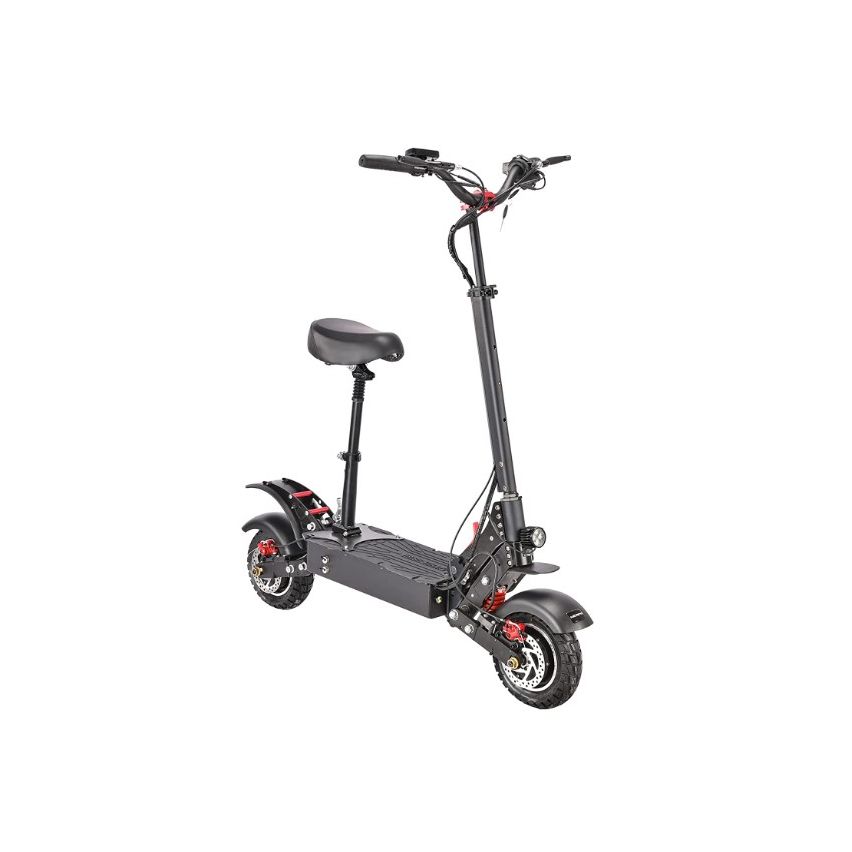 White Siberia Nerpa 3200W Electric Scooter with Seat 