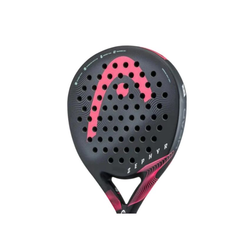 Head Padel Racket Zephyr 2023 Black/Pink