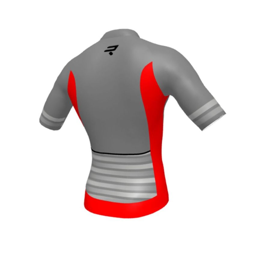 Ridley Men's Jersey Perf R22 Grey/Red