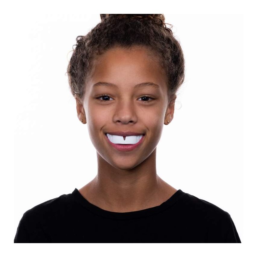 Opro Mouthguard Snap-Fit Junior Full Pack White