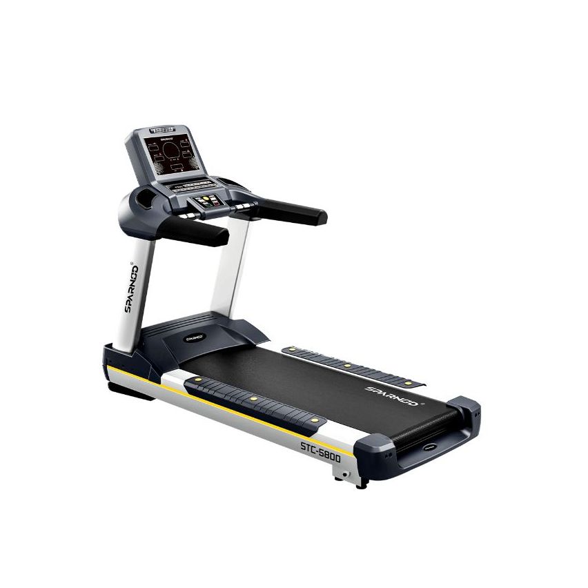 Sparnod Fitness (6 Hp Ac Motor) 8 Inch Large Led Display Treadmill