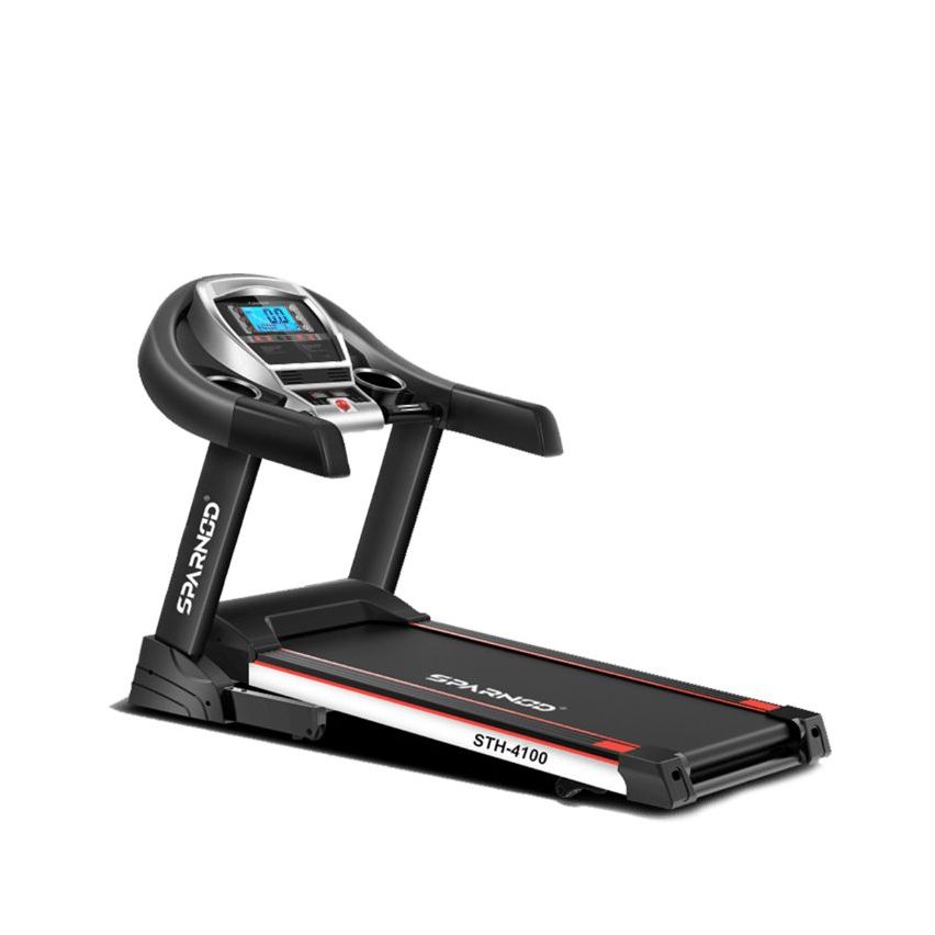 Sparnod Fitness Sth-4100 (2.25 Hp Motor) 15% Auto Incline Home Use Treadmill