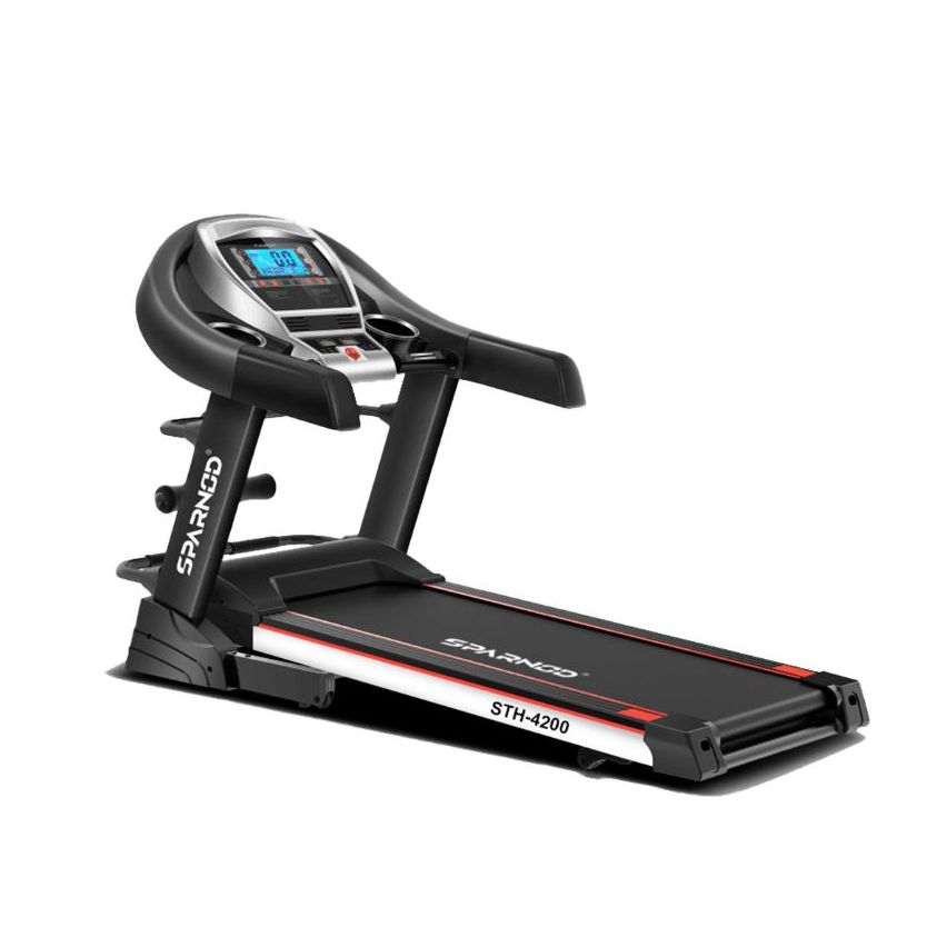 Sparnod Fitness  Sth-4200 (2.25 Hp Dc Motor) Multi-function With Semi Auto Lubrication Treadmill