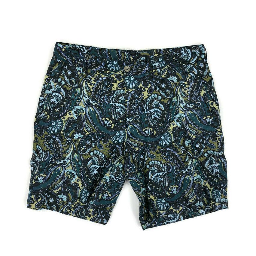 Tasso Elba's Island Men Linen Shorts Size 42