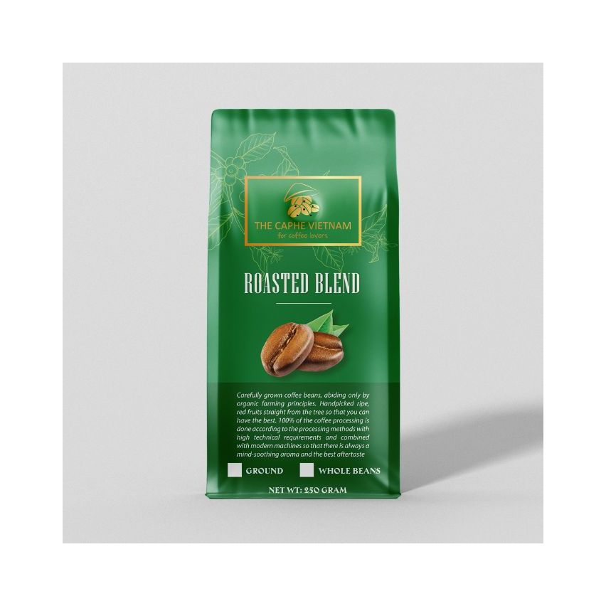 The Caphe Vietnam Roasted Blend (Honey) - Whole Bean 250g