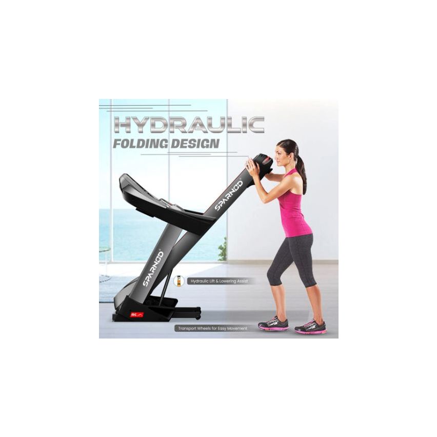 Sparnod Fitness (5 Hp Ac Motor) The Ultimate Commercial Use Treadmill