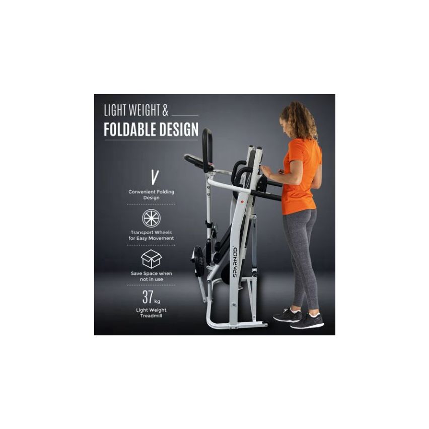 Sparnod Fitness STH-600 (Manual) Multiple Features Console Workout Treadmill