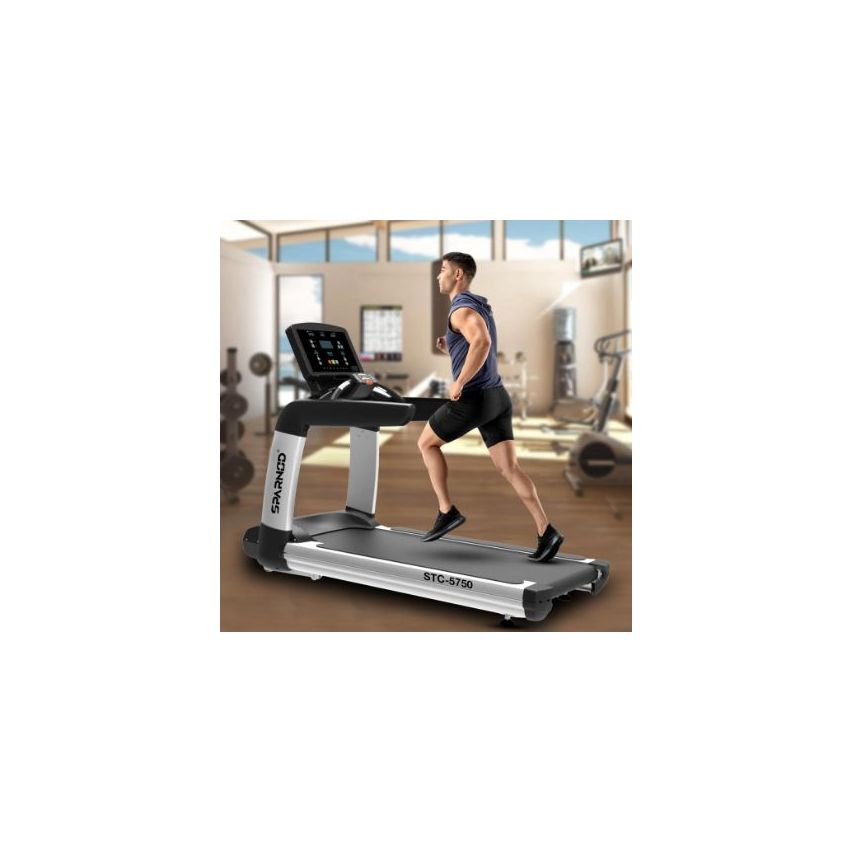 Sparnod Fitness (7 Hp Ac Motor) Alphanumeric Led Display Treadmill