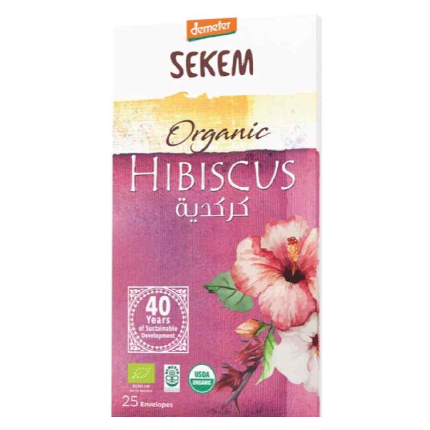 Sekem Organic Hibiscus Tea 25 Envelopes