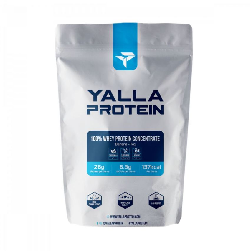 Yalla Protein 100% Whey Concentrate 1 KG