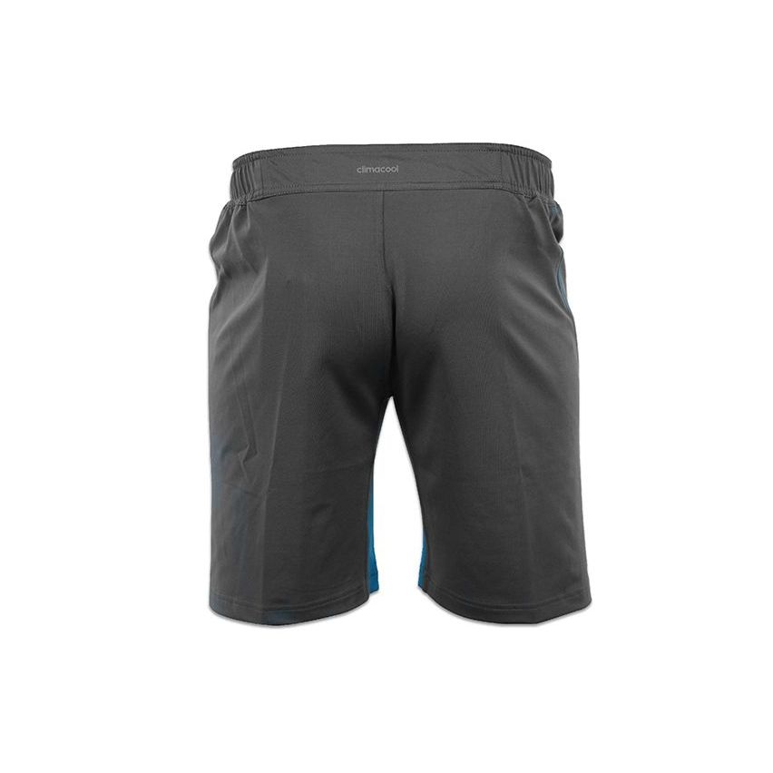 Adidas Men's Foundation Training Short - Granite/Solar Blue/Silver