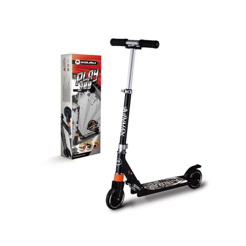 WinMax Lambert Junior Folding Scooter With Hand Breaks Black