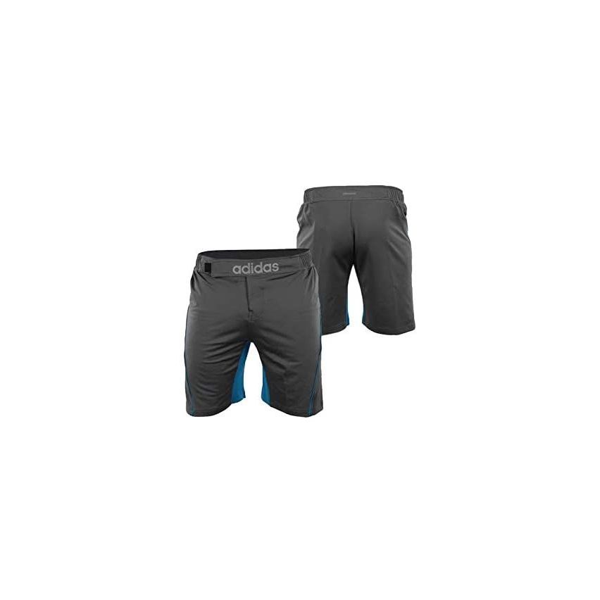 Adidas Men's Foundation Training Short - Granite/Solar Blue/Silver