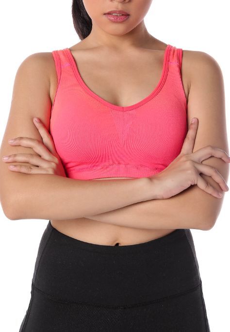 Marika-Sharon-Seamless-Bra-Sassy-Coral – Activemile.com