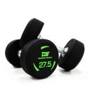 Dawson Sports Rubber Dumbbells - 27.5kg