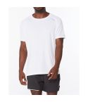 2XU Men's Aero Short Sleeve T-Shirt White