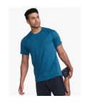 2XU Men's Motion  Short Sleeve T-Shirt Blue