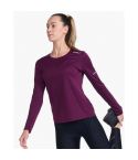 2XU Women's Aero Long Sleeve T-shirt -Purple 