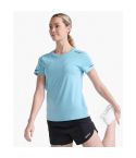 2XU Women's Aero Short Sleeve  T-Shirt -Sky Blue 