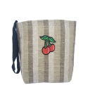 Pamplemousse Embroidered Cherry Washable Car Trash Bag