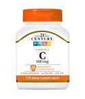 21st Century C 500mg Orange 110 Chewables