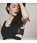 Workout Empire - Power Sheer Bra Obsidian Black