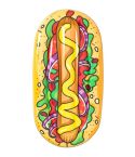 Bestway Lounge Hot Dog 190x109 cm