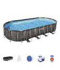 Bestway Powersteel Poolset Oval 732x366x122cm