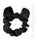 Judson & Co Wrinkled knotted bow hair scrunchie, Do everything in Love brand