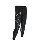 2XU Men's Core Compression Tights Pants -Black / Silver