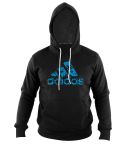 Adidas Men's Graphic Hoody - Black/Blue