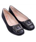 Piccadilly Women's  Cobra Flats in Black