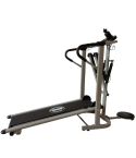 Marshal Fitness Flat Walker Folding Portable Incline Manual Treadmill | BXZ-MT-408