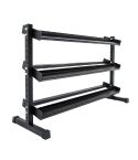 Garner Force USA Rubber Hex Dumbbell Rack - 3 Tier