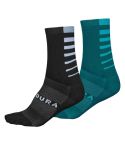 Endura CoolMax® Stripe ll Sock ( 2-Pack)