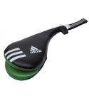 Adidas Taekwondo Kids Double Target Mitts - Black/Green xs