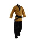 Adidas Poomsae Premium Taekwondo Uniform - Yellow Dark Blue