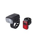 BBB Lightset Nanostrike 400 Combo + Bls-152 Rear Spark 2.0-Black