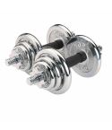 York Fitness York Fitness 20 KG Chrome Dumbbell Set