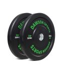 Dawson Sports Rubber Bumper Plates  (w/ upturned ring) - 10kg