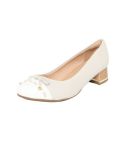 Pumps Piccadilly Low Heel, Gray / Off-White, Size 39