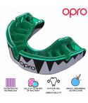 Opro Mouthguard Self-Fit Gen4 Full Pack Platinum Fangz White/Mint/Black