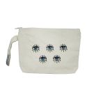 Pamplemousse Eye Embroidery Canvas Pouch