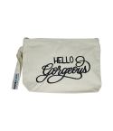 Pamplemousse Hello Gorgeous Canvas Pouch